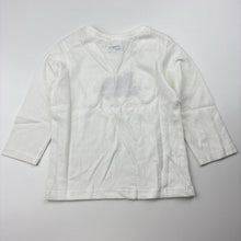 Load image into Gallery viewer, Boys Target, organic cotton long sleeve t-shirt / tee, EUC, size 0,  