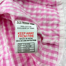 Load image into Gallery viewer, Girls JoJo Maman Bebe, lightweight cotton wrap-over dress, GUC, size 1, L: 43cm