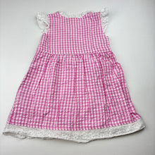 Load image into Gallery viewer, Girls JoJo Maman Bebe, lightweight cotton wrap-over dress, GUC, size 1, L: 43cm