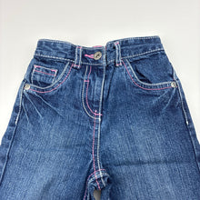 Load image into Gallery viewer, Girls George, blue denim jeans, elasticated, GUC, size 0,  
