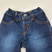 Load image into Gallery viewer, Boys Target, dark denim jeans, elasticated, GUC, size 000,  