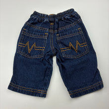 Load image into Gallery viewer, Boys Target, dark denim jeans, elasticated, GUC, size 000,  