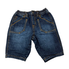 Load image into Gallery viewer, Boys The Children's Place, cotton lined denim pants, elasticated, GUC, size 000,  