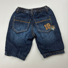 Load image into Gallery viewer, Boys The Children's Place, cotton lined denim pants, elasticated, GUC, size 000,  