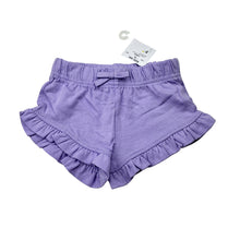 Load image into Gallery viewer, Girls Kids &amp; Co, purple soft cotton shorts, elasticated, NEW, size 000,  