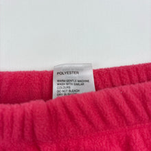 Load image into Gallery viewer, Girls Tiny Little Wonders, pink fleece pants / bottoms, elasticated, EUC, size 00,  