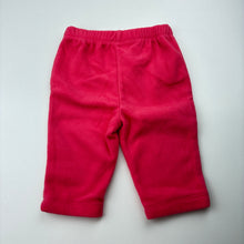 Load image into Gallery viewer, Girls Tiny Little Wonders, pink fleece pants / bottoms, elasticated, EUC, size 00,  