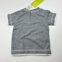 Load image into Gallery viewer, Boys Dymples, grey soft feel t-shirt / tee, combi van, NEW, size 00,  