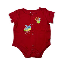 Load image into Gallery viewer, Boys Garanimals, red cotton romper, crab, GUC, size 000,  