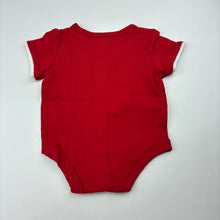 Load image into Gallery viewer, Boys Garanimals, red cotton romper, crab, GUC, size 000,  