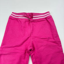Load image into Gallery viewer, Girls Target, pink cotton track / sweat pants, GUC, size 0,  