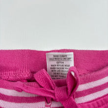 Load image into Gallery viewer, Girls Target, pink cotton track / sweat pants, GUC, size 0,  