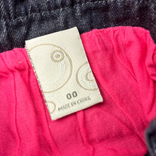 Load image into Gallery viewer, Girls Target, tiered denim cotton skirt, elasticated, GUC, size 00,  