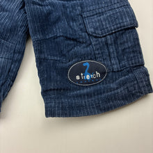 Load image into Gallery viewer, Boys Target, cotton corduroy cargo pants, elasticated, GUC, size 000,  