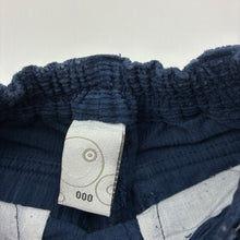 Load image into Gallery viewer, Boys Target, cotton corduroy cargo pants, elasticated, GUC, size 000,  