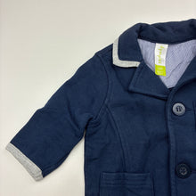 Load image into Gallery viewer, Boys Dymples, navy soft cotton lightweight jacket, GUC, size 00,  