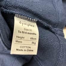 Load image into Gallery viewer, Boys Dymples, navy soft cotton lightweight jacket, GUC, size 00,  