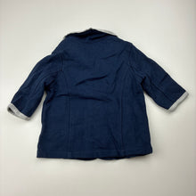 Load image into Gallery viewer, Boys Dymples, navy soft cotton lightweight jacket, GUC, size 00,  