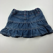 Load image into Gallery viewer, Girls H&amp;T, dark denim skirt, adjustable, GUC, size 2,  