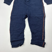 Load image into Gallery viewer, Girls MNG, navy &amp; white stripe viscose jumpsuit, GUC, size 2-3,  