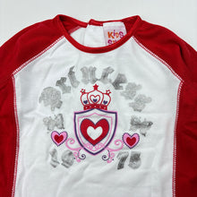 Load image into Gallery viewer, Girls Kids Stuff, red &amp; white long sleeve t-shirt / top, EUC, size 0,  