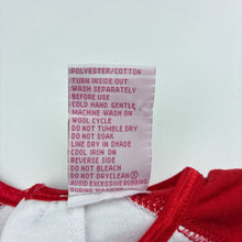 Load image into Gallery viewer, Girls Kids Stuff, red &amp; white long sleeve t-shirt / top, EUC, size 0,  