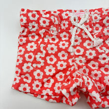 Load image into Gallery viewer, Girls Pumpkin Patch, lightweight floral cotton shorts, adjustable, EUC, size 000,  