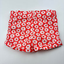 Load image into Gallery viewer, Girls Pumpkin Patch, lightweight floral cotton shorts, adjustable, EUC, size 000,  