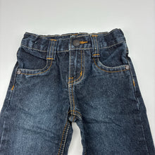 Load image into Gallery viewer, Boys Pumpkin Patch, dark denim jeans, adjustable, GUC, size 0,  
