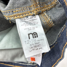 Load image into Gallery viewer, Girls Mother Care, embroidered stretch denim jeans, adjustable, Inside leg: 28cm, EUC, size 1,  