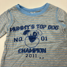 Load image into Gallery viewer, Boys Tiny Little Wonders, long sleeve t-shirt / top, dog, GUC, size 00,  