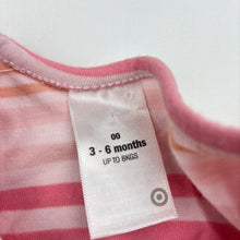 Load image into Gallery viewer, Girls Target, pastel stripe casual dress, EUC, size 00, L: 35cm