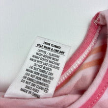 Load image into Gallery viewer, Girls Target, pastel stripe casual dress, EUC, size 00, L: 35cm