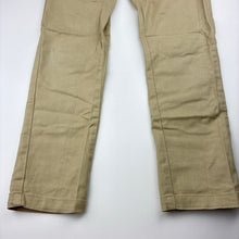 Load image into Gallery viewer, Girls Osh Kosh, beige cotton pants, adjustable, Inside leg: 55cm, GUC, size 8,  