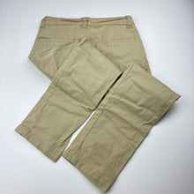 Load image into Gallery viewer, Girls Osh Kosh, beige cotton pants, adjustable, Inside leg: 55cm, GUC, size 8,  
