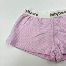 Load image into Gallery viewer, Girls Babyboxes, soft organic cotton shorts, GUC, size 000,  