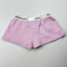 Load image into Gallery viewer, Girls Babyboxes, soft organic cotton shorts, GUC, size 000,  