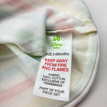 Load image into Gallery viewer, Unisex Disney Baby, striped cotton hat / beanie, EUC, size 00,  