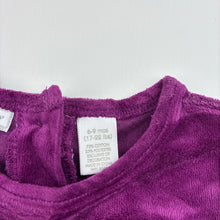 Load image into Gallery viewer, Girls First Impressions, purple velour long sleeve top, GUC, size 0,  