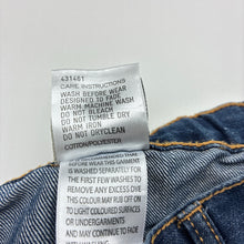 Load image into Gallery viewer, Boys Emerson, dark denim jean shorts, adjustable, GUC, size 2,  