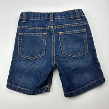 Load image into Gallery viewer, Boys Emerson, dark denim jean shorts, adjustable, GUC, size 2,  