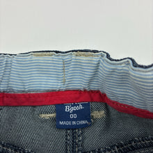 Load image into Gallery viewer, Boys Osh Kosh, dark denim jeans, elasticated, GUC, size 00,  