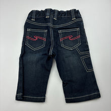 Load image into Gallery viewer, Boys Osh Kosh, dark denim jeans, elasticated, GUC, size 00,  