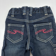 Load image into Gallery viewer, Boys Osh Kosh, dark denim jeans, elasticated, GUC, size 00,  