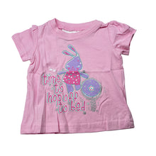 Load image into Gallery viewer, Girls Tiny Little Wonders, pink cotton pyjama top, GUC, size 00,  