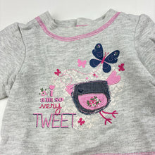 Load image into Gallery viewer, Girls Tiny Little Wonders, spliced fleece lined peplum top, FUC, size 00,  