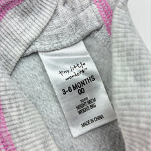Load image into Gallery viewer, Girls Tiny Little Wonders, spliced fleece lined peplum top, FUC, size 00,  