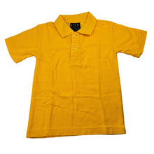 Load image into Gallery viewer, Unisex LWR, yellow / gold school polo shirt / top, EUC, size 4,  