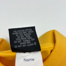 Load image into Gallery viewer, Unisex LWR, yellow / gold school polo shirt / top, EUC, size 4,  