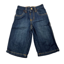 Load image into Gallery viewer, Boys Gymboree, dark denim jeans, elasticated, GUC, size 00,  